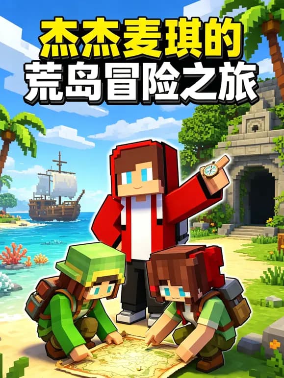 杰杰麦琪的荒岛冒险之旅