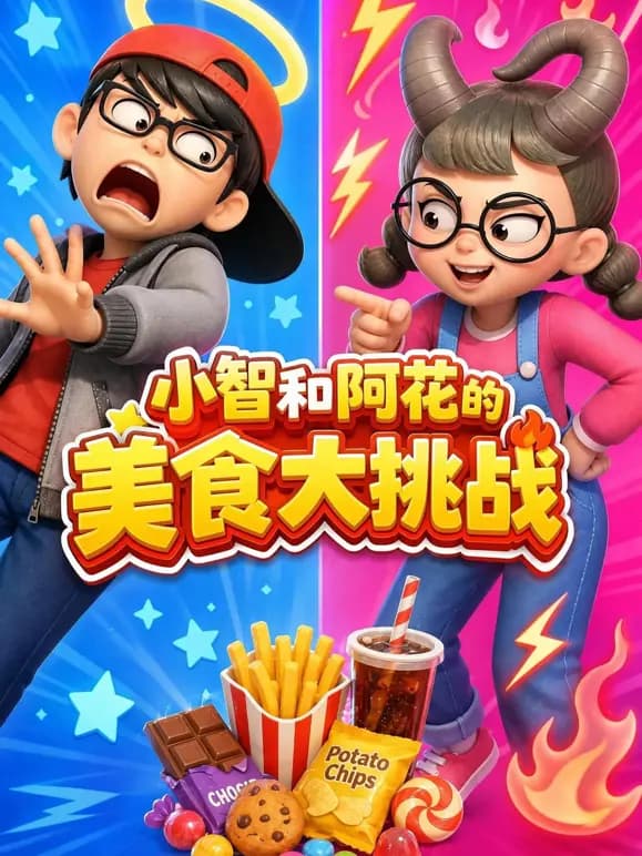 小智和阿花的美食大挑战
