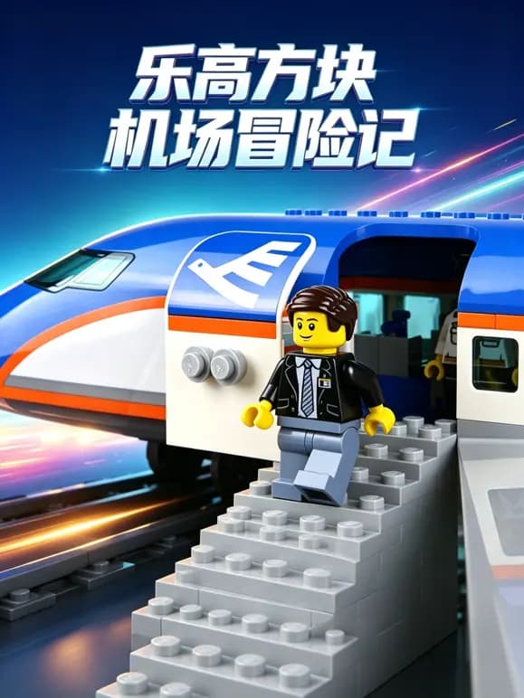 乐高方块机场冒险记
