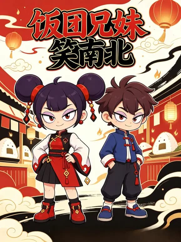 饭团兄妹笑南北
